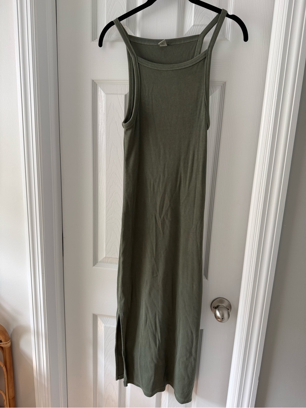 Old Navy Sleeveless Olive Tank Maxi Dress